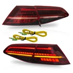 Customized MK7.5 Style Red Clear Full Led Taillights For 14-20 Vw Golf / Gti. Fixed Price $224.99.