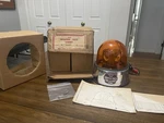 Nos Federal & Signal Corporation Junior Beacon Ray Model 15 Amber 12V Glass. Fixed Price $999.99.