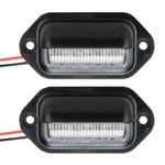 6 Led License Plate Tag Light Black Boat Trailer Rv Truck Ear Mount 12V - Qty. Fixed Price $12.50.