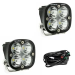 Baja Designs Squadron Sport Spot Clear 3" Led Light Fog Pod Kit Pair W/harness. Fixed Price $249.95.