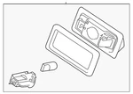 Genuine Nissan License Lamp 26510-8991B. Fixed Price $36.69.