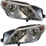 Headlights Set Halogen Fits 2009-2012 Volkswagen Cc. Fixed Price $404.67.