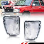 2X Clear Chrome Lens Front Corner Parking Signal Light For 1993-1998 Toyota T100. Fixed Price $67.99.