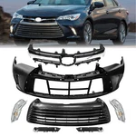 For 2015-2017 Toyota Camry Complete Front Bumper Set W/ Turn Signal Light. Fixed Price $215.00.
