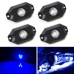 Blue 3-CREE 9W High Power Led Rock Light Kit For Jeep Truck Suv Off-road Boat. Fixed Price $27.09.