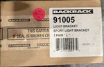 Backrack Work Light Mount Bracket (set) 91005. Fixed Price $32.55.