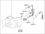 2000-2006 Hyundai Santa Fe Lamp Assembly-rear Combination Oem New 9240126500. Fixed Price $246.52.