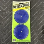 (2-PK )-hy-ko Blue Break Resistant Plexiglass Nail On Reflector CDRF-5B. Fixed Price $5.99.
