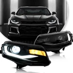 Vland Full Led Projector Headlights For 2016-23 Chevrolet Camaro Lt Ss Rs Zl Ls. Fixed Price $504.99.