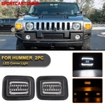 For 03-09 Hummer H2 Suv Sut Crew Cab Smoked Front Corner Drl Turn Signal Lights. Fixed Price $79.99.