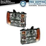 Headlight Assembly Set Driver & Passenger Side Fits 07-14 Gmc. Fixed Price $211.36.