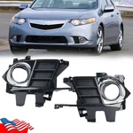 Bumper Fog Light Cover W/chrome Trim Pair For Acura Tsx 2011-2014 Left & Right. Fixed Price $52.76.