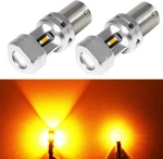 3600 Lumens 1156 7506 Amber Led Turn Signal Light Bulbs Yellow. Fixed Price $32.59.