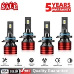 4PCS 6000K Led Headlight Bulbs Kit 9005 9006 For Chevrolet Tahoe 1995-2006. Fixed Price $35.20.