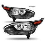 2014-2018 Ford Transit Connect Halogen Headlights Headlamps Pair Lh+rh. Fixed Price $149.99.