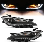 For Chrysler 200 2015-2017 Halogen Headlight Led Drl W/black Trim 8 Pins Pair. Fixed Price $174.58.