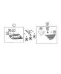 Genuine Mopar 2015-2017 Chrysler 200 Tail Stop Backup Lamp Rear Left 68110363AB. Fixed Price $268.10.