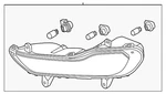Genuine Ford Park Lamp Assembly CJ5Z-13200-B. Fixed Price $125.21.