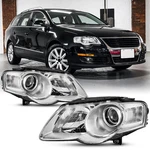 Headlight Assembly For 2006-2010 Vw Passat B6 Halogen Driver Passenger Pair. Fixed Price $174.99.