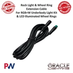Oracle Cable 10FT Colorshift Rgb + Rock Light & Wheel Ring Extension #1725-504. Fixed Price $16.55.