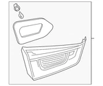 Genuine Mitsubishi Backup Lamp 8336A087. Fixed Price $168.48.