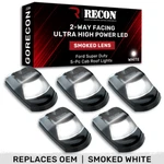 Recon Smoked Lens White Led Cab Lights 2017-2022 Ford Super Duty (5-PIECE). Fixed Price $279.95.