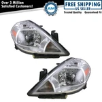 Headlight Assembly Set Driver & Passenger Side Fits 2007-2012 Nissan Versa. Fixed Price $149.88.