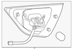 Genuine Nissan 2016-2018 Maxima Sr Sv Backup Lamp Assembly Rear Right 265404RA1A. Fixed Price $167.39.