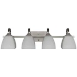 Sunset Lighting F19014-80 Starling 4-LIGHT Vanity 100-WATT Frosted Opal Glass Br. Fixed Price $49.99.