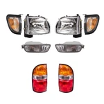 Pair Headlights Fit 01-04 Toyota Tacoma 8 Pc Tail & Park Signal Lamps Set. Fixed Price $196.30.