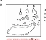 Genuine Oem Front Left Headlight Assembly 12843638 For Saab 9-3 2008. Fixed Price $230.51.
