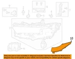 Toyota Oem 23-26 Crown Front Lamps Headlamp Components-cover 5318130050. Fixed Price $73.34.