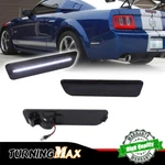 White Led Side Marker Lights Smoke 05-09 Ford Mustang Rear Bumper Reflectors. Fixed Price $18.49.
