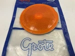 Grote 40073 2-1/2'' (2.5") Round Stick-on Reflector, Amber. Fixed Price $5.95.