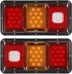 2PCS Led Trailer Tail Lights 45 Stop Turn Backup Rv Truck 12V. Fixed Price $109.19.