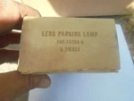 Vintage Nos Ford Parking Lamp Lens FAF-13208-A. Fixed Price $12.95.