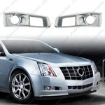 Pair Fog Light Trim Covers For 2008-13 Cadillac Cts Front Bumper Bezel. Fixed Price $58.99.