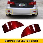 Red Rear Bumper Reflector Light Cover For Lexus IS250 IS350 06 07 08 09 10 11 12. Fixed Price $18.99.