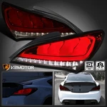 Red/smoke Fits 2010-2016 Hyundai Genesis Coupe 2DR Led Tail Lights Sequential. Fixed Price $261.68.