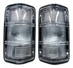Dodge Truck Tail Light Assembly, Transparent, Clear Lens & Black Housing, Pair. Fixed Price $189.00.