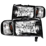 Anzo Crystal Headlights Black For 1994-2001 Dodge Ram. Fixed Price $191.10.