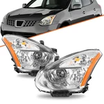 For 2008-2013 Nissan Rogue 2014-2015 Select Halogen Headlights Lamps Pair. Fixed Price $67.99.
