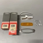 Pair Of Grote 45663 Amber Clearance Light Chrome Housing. Fixed Price $13.31.
