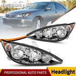 Chrome Headlights For 2005-2006 Toyota Camry Crystal Headlamps Assembly Pair Set. Fixed Price $80.99.
