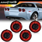 4PCS Led Tail Lights Brake Lamps Fit For 05-13 Chevrolet Corvette C6 Coupe Black. Fixed Price $105.39.