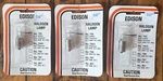 Lot Of 3 New Edison 50W Halogen Lamp/bulb No. 795 (g.e. #7695) Nos. Fixed Price $16.99.