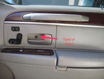 Lincoln Town Car 2003-2011 Door Handle Cupola Screw Cap Cover Name. Fixed Price $29.95.