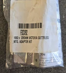 CODE3 Crown Victoria Gutter Kit Strap Hook Whelen Federal Signal Light Bars. Fixed Price $32.99.