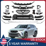 Front Bumper Cover Kit With Grille+fog Lights For Toyota Highlander Xse 2021-24. Fixed Price $393.00.
