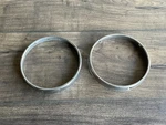 Pair Of Bmw Hella E24 E32 E34 Headlight Glass Holding Frame 63128359493. Fixed Price $25.00.